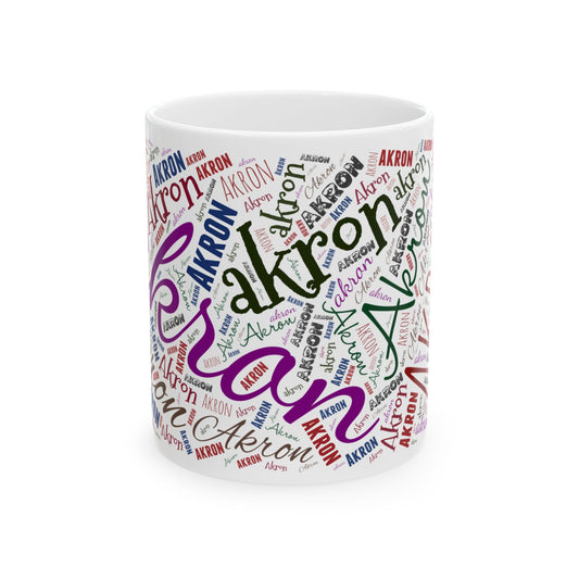 Akron, OH Coffee Mug, (11oz, 15oz)